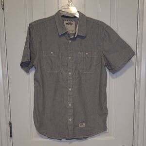Vans Boy's Charcoal Button Down Shirt